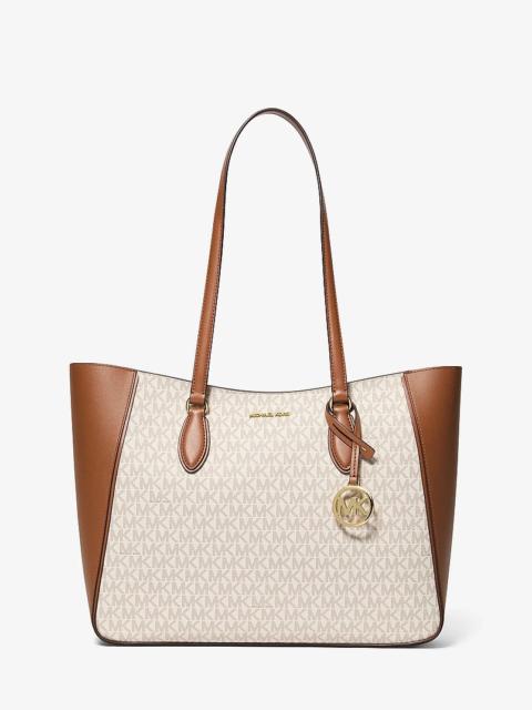 MICHAEL KORS Jet Set Travel Large Signature Logo 3-in-1 Tote Bag