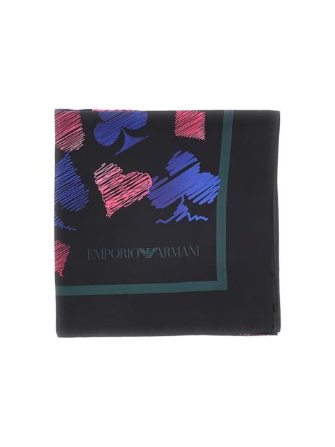 EMPORIO ARMANI graphic scarf