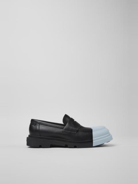 CAMPER Junction Black leather loafers for women