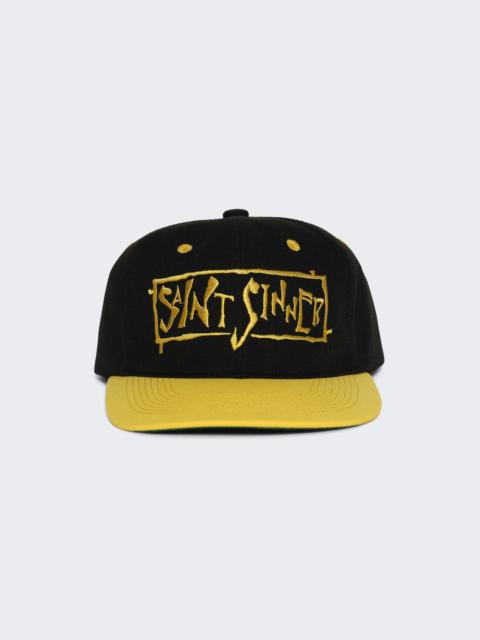 SAINT M×××××× Saint Sinner Cap Black And Yellow