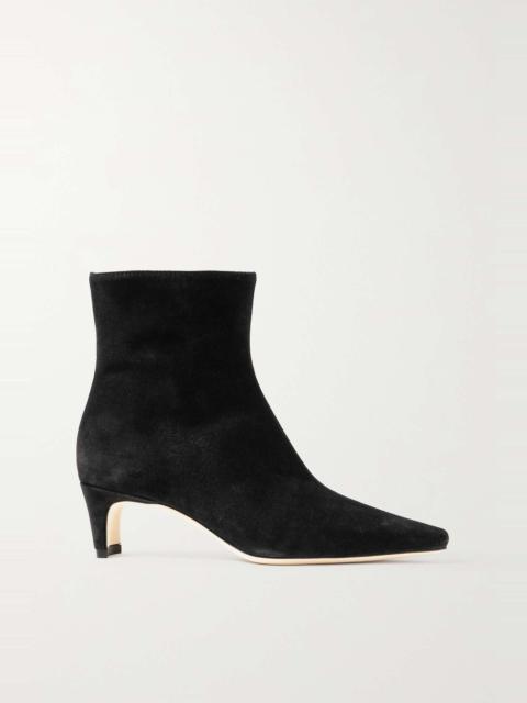 STAUD Wally suede ankle boots
