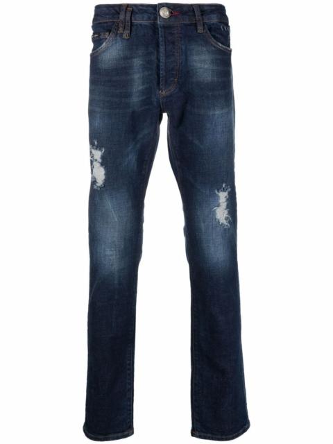 super straight-cut jeans