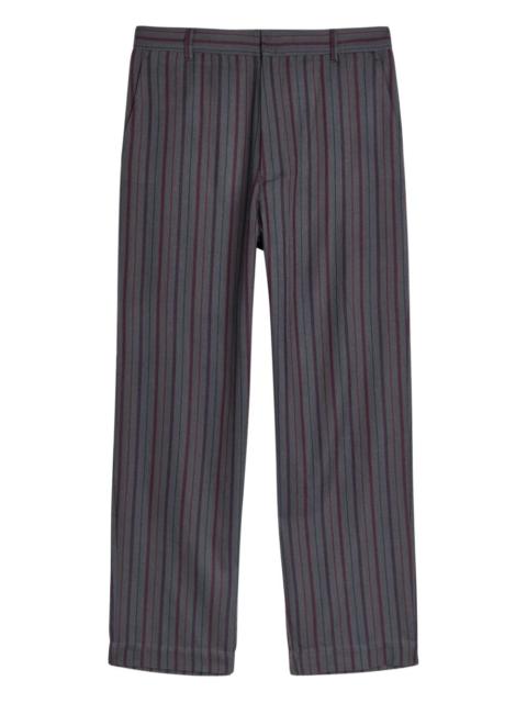 The Elder Statesman Slacker striped trousers