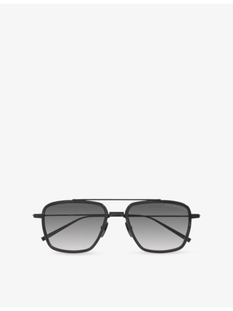 DITA D4000530 Square-Frame Metal Sunglasses