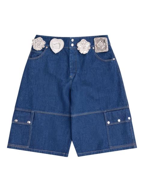 Chopova Lowena low-rise denim shorts