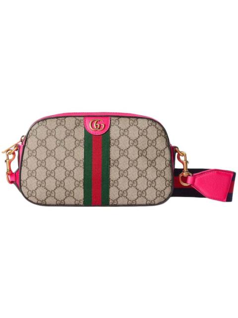 GUCCI Gucci Ophidia GG Small Crossbody Bag Beige/Ebony/Pink