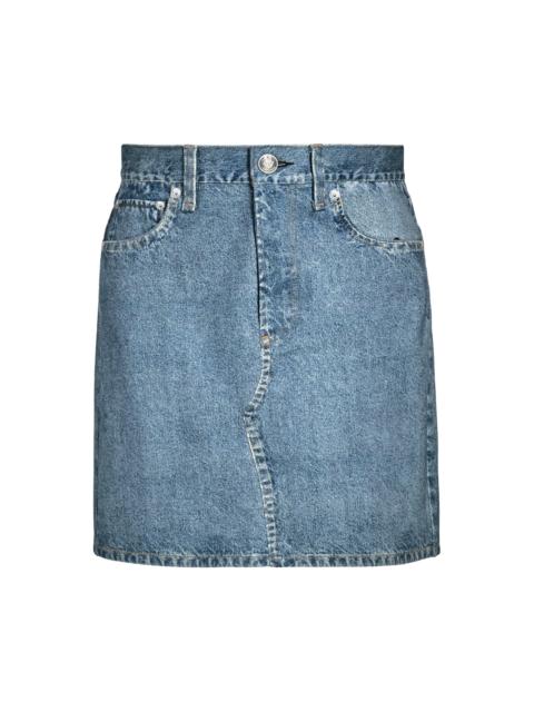 rag & bone Women's rb Miramar A-Line Denim Miniskirt - Arlo