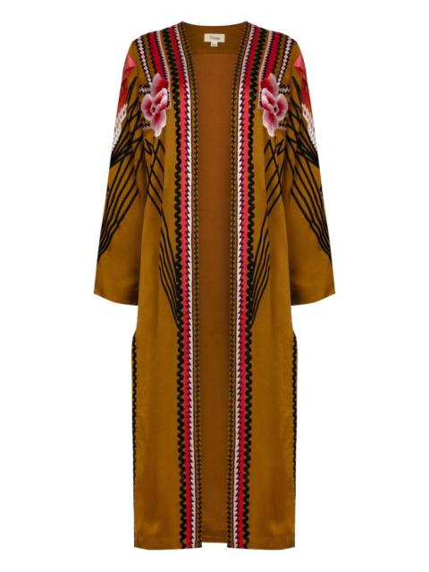 Temperley London Romina embroidered long coat