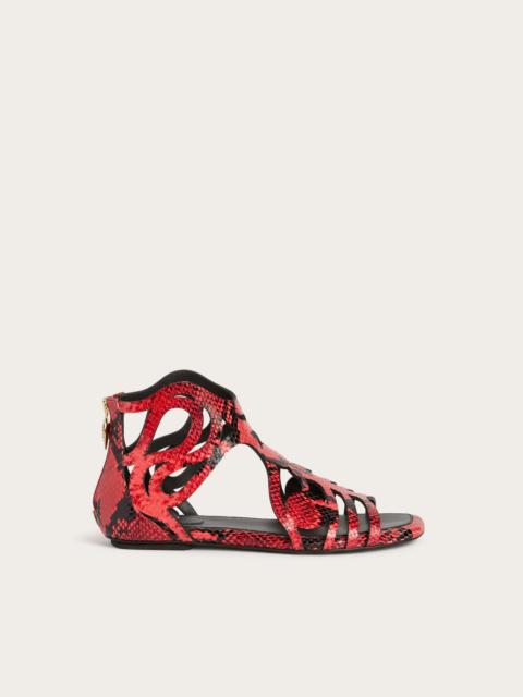 PUCCI LOW GLADIATOR SANDALS