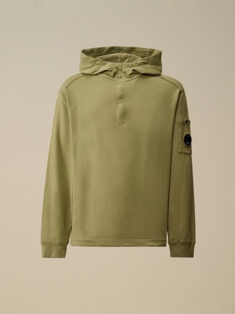 C.P. Company Light Fleece Half Zip Lens Sweatshirt