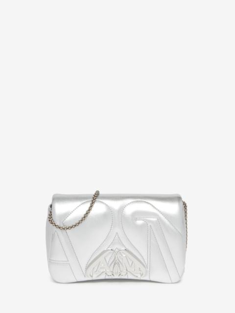 Alexander McQueen Women's The Seal Mini Bag in Silver