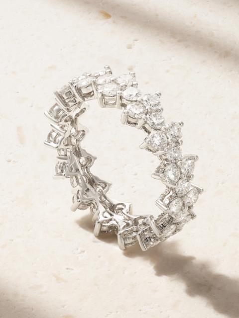 ANITA KO Triangle Eternity 18-karat White Gold Diamond Ring