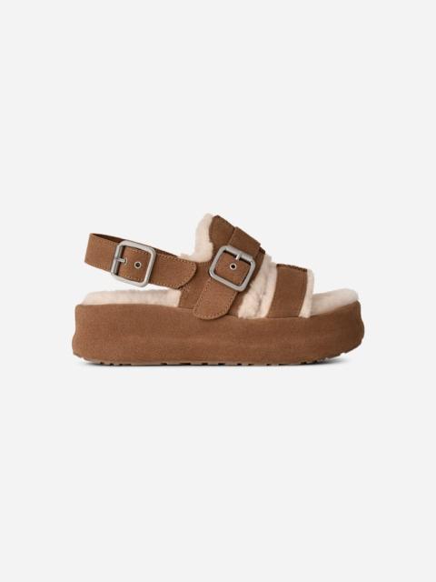 UGG ® Women's Enwrap Sandal Sheepskin in Chestnut
