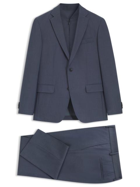 THREE-PIECE SLIM-FIT SUIT WITH ZIP WAISTCOAT