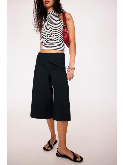 FREE PEOPLE City Wide-Leg Crop Trousers