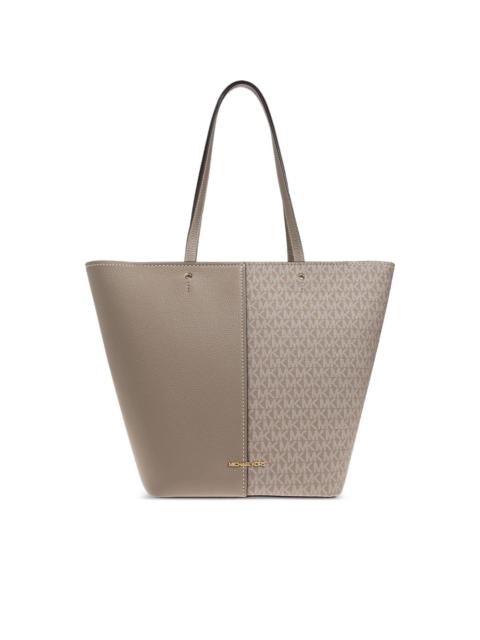 MICHAEL KORS logo-print canvas tote bag