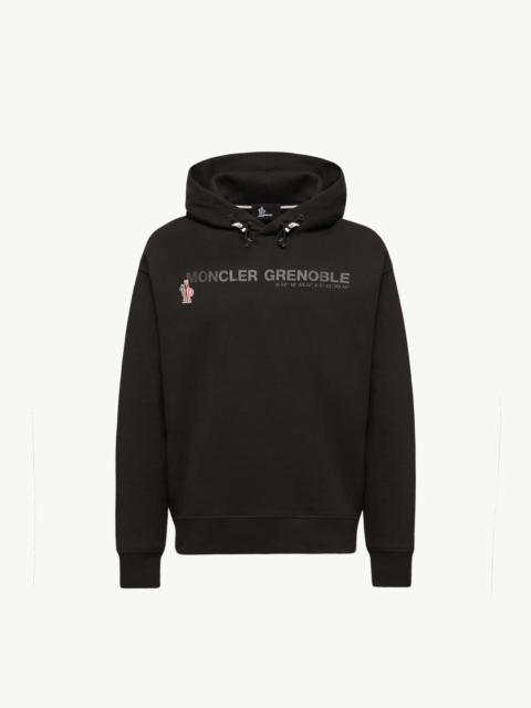 Moncler Grenoble Coordinates Logo Cotton Hoodie