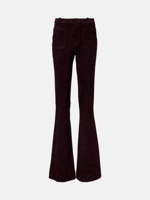 STOULS Laurent suede flared pants