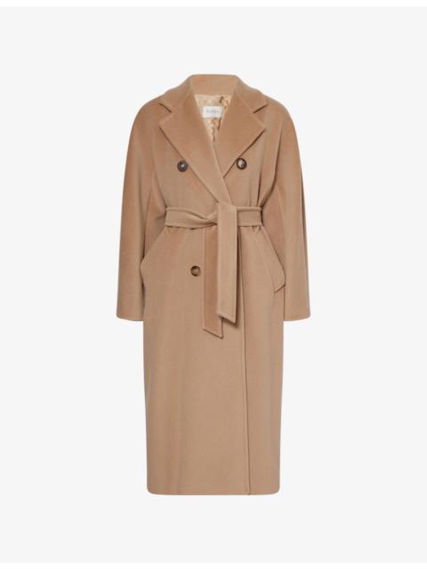 Max Mara Madame Belted Wool And Cashmere Coat