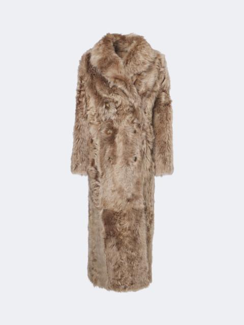 Yves Salomon Reversible shearling and leather coat