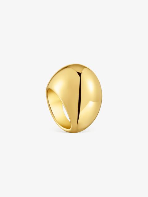 TOUS Wide Dome ring with 18K gold vermeil Warm