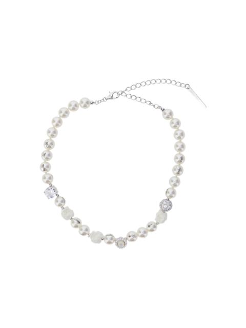 SHUSHU/TONG beaded rhinestone necklace