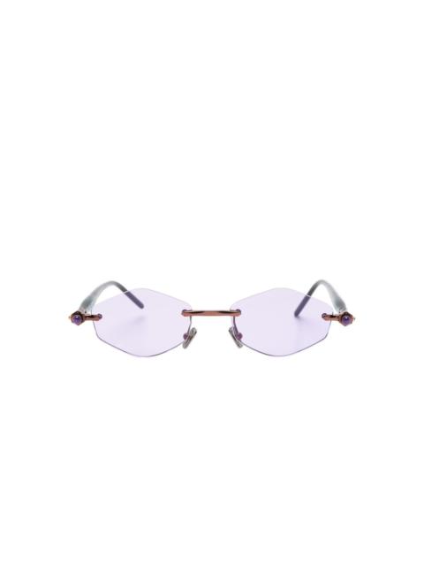 Kuboraum geometric-frame sunglasses