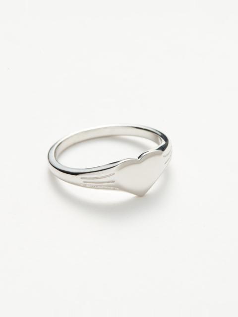 MISSOMA Engravable Heart Signet Ring