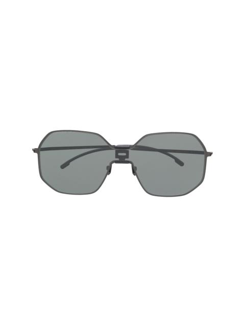 geometric frames sunglasses