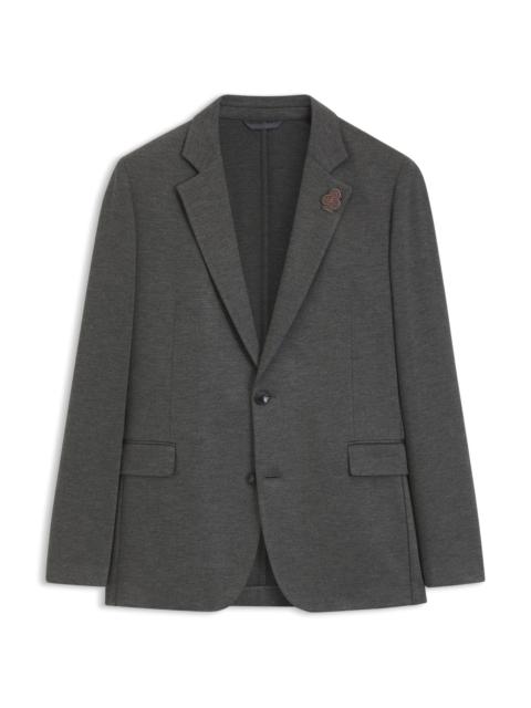 HUGO EXTRA-SLIM-FIT SUIT JACKET IN MELANGE STRETCH TWILL