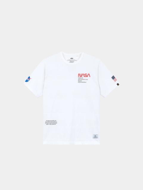 ALPHA INDUSTRIES NASA WORM LOGO GEN II TEE