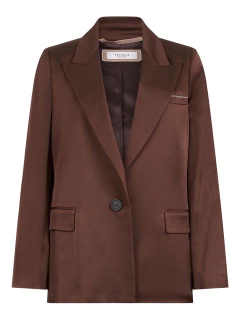 PESERICO satin blazer