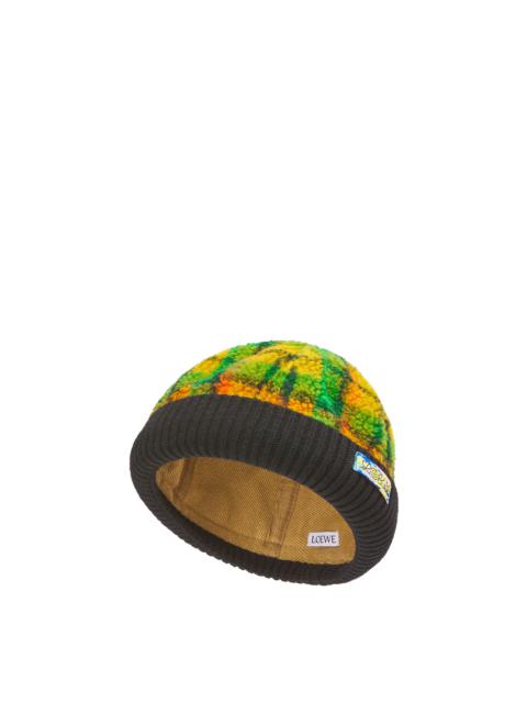 Loewe Fleece beanie in wool and polyester