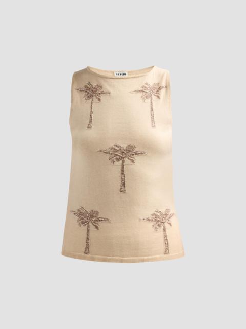 STAUD Women's Arden Cotton-Cashmere Top - Natural