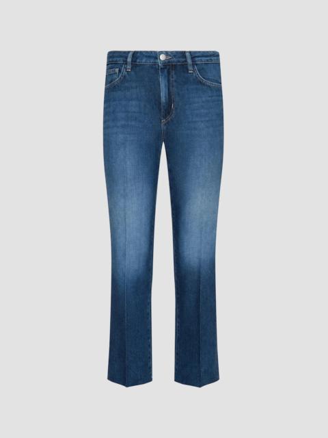 L'AGENCE Women's Wanda Wide-Leg Crop Jeans - Idaho