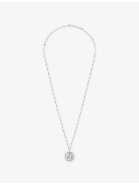 Van Cleef & Arpels Zodiaque Medal Capricorn 18ct White-Gold Pendant
