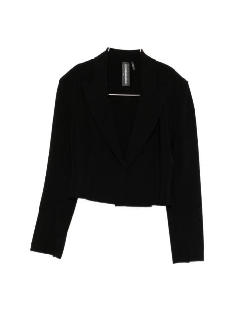 NORMA KAMALI Single-breasted cropped jacket