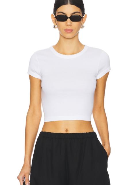 Enza Costa Supima Baby Cropped Tee