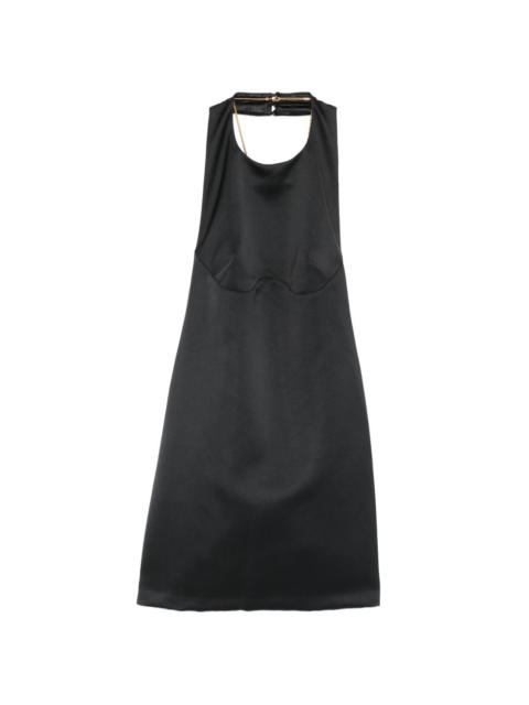 ELISABETTA FRANCHI halterneck mini dress