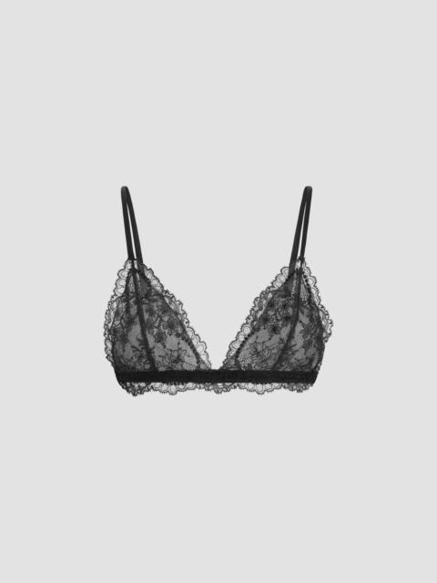 Dolce & Gabbana Women's Floral Lace Soft Cup Bra - Black
