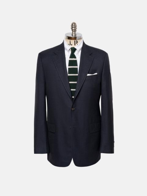 J. PRESS MADE-IN-CANADA NAVY MINI-CHECK SPORT COAT