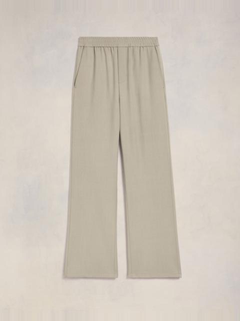 WIDE ELASTICATED WAIST TROUSERS