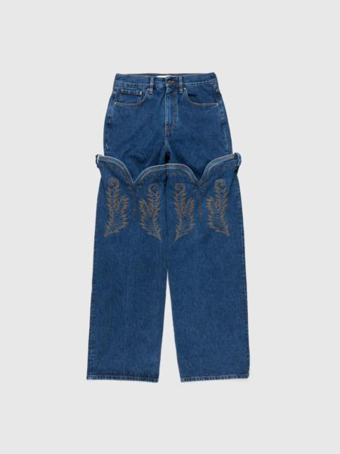 Y/Project Y/Project – Classic Maxi Cowboy Cuff Jeans Navy