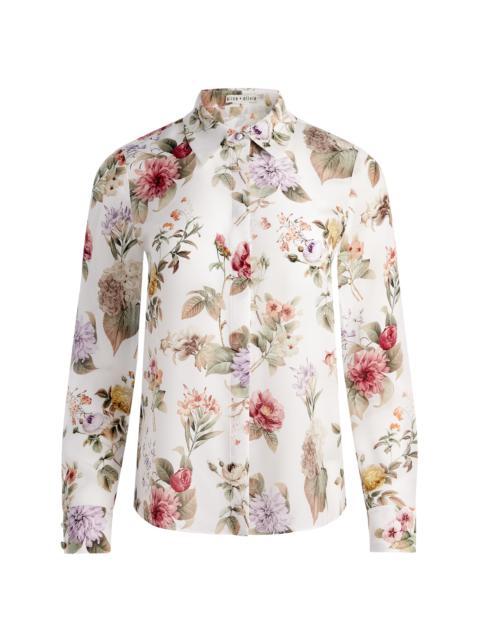 Alice + Olivia WILLA SILK BLOUSE