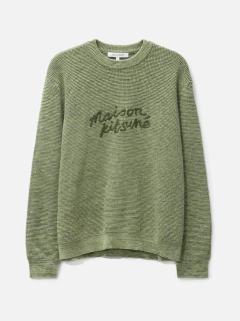 Maison Kitsuné MAISON KITSUNE HANDWRITING COMFORT SWEATER