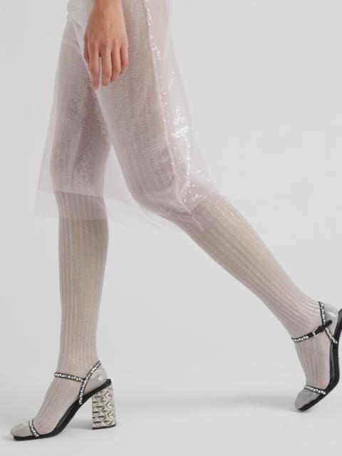Prada Lurex tights