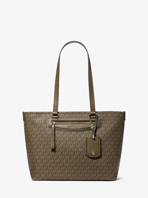 MICHAEL KORS Jet Set Travel Medium Signature Logo Tote Bag