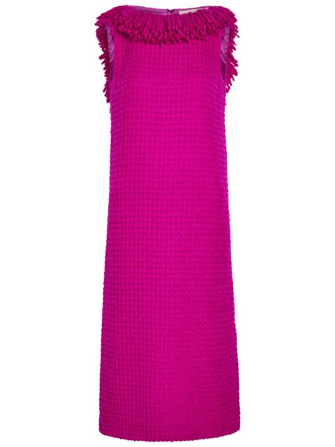 LIBEROWE Liberowe Monument Shaggy-knit Bouclé Midi Dress