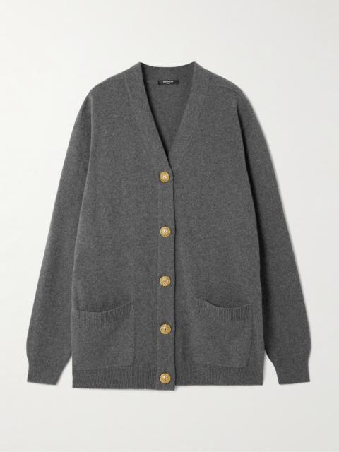 Balmain Cashmere And Wool-blend Cardigan