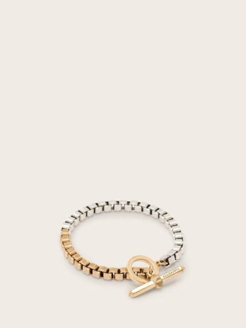 ALLSAINTS BOX TWO TONE BRACELET